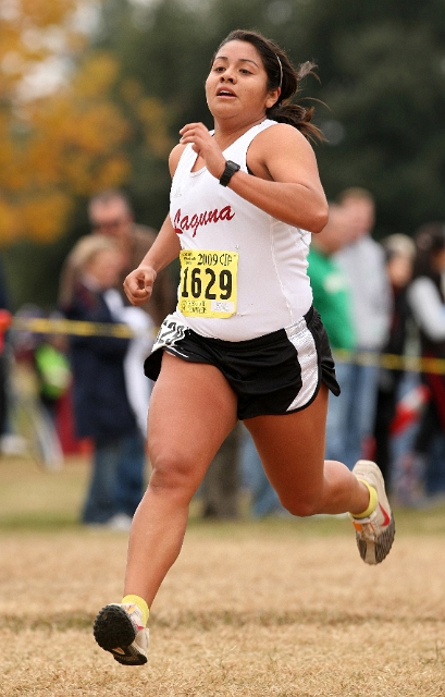 2009 CIF XC Girls D4-121.JPG - 2009 California CIF Cross Country Championships, Woodward Park, Fresno, California